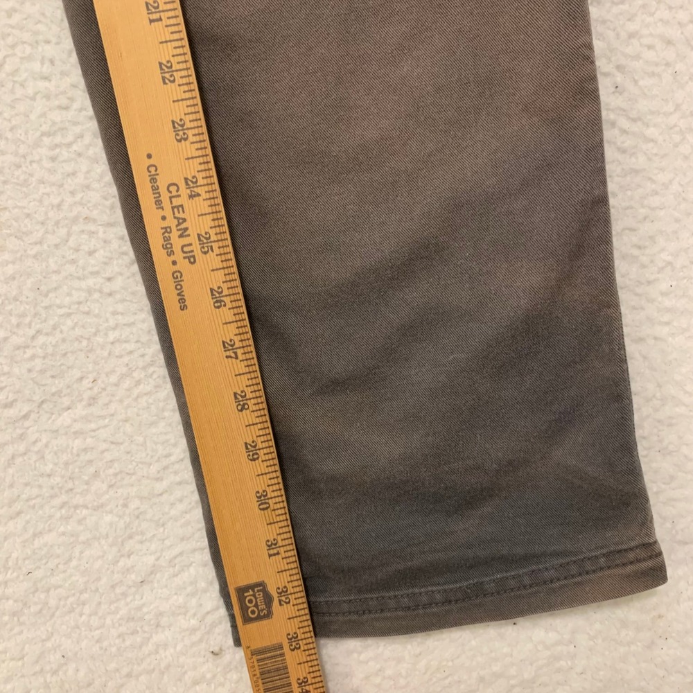 Arborwear Canvas Work Pants 36x34 (FITS 36x33) Faded Utility Rugged *HOLE* Gray - Picture 7 of 11
